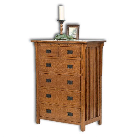 Amish USA Made Handcrafted Royal Mission 6-Drawer Chest sold by Online Amish Furniture LLC