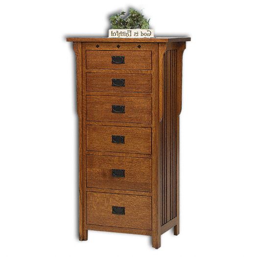 Amish USA Made Handcrafted Royal Mission Lingerie Chest sold by Online Amish Furniture LLC