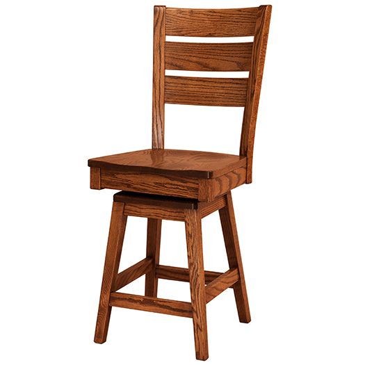 Amish USA Made Handcrafted Savannah Bar Stool sold by Online Amish Furniture LLC