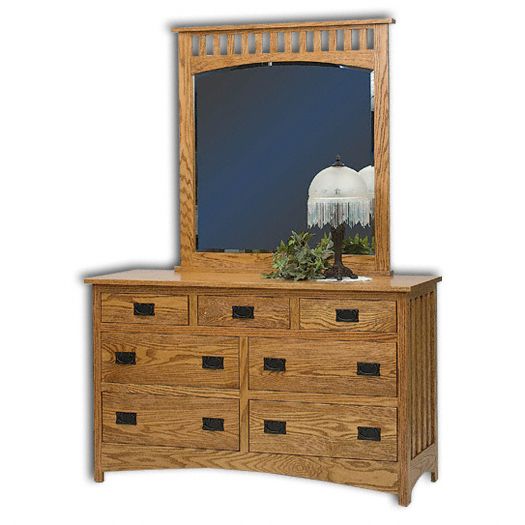 Amish USA Made Handcrafted Mission Dresser sold by Online Amish Furniture LLC