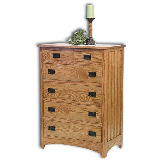 Amish USA Made Handcrafted Mission 6 Drawer Chest sold by Online Amish Furniture LLC