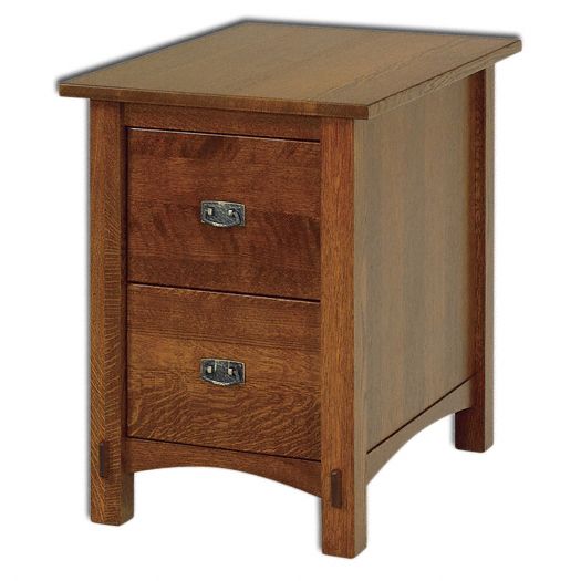 Amish USA Made Handcrafted Springhill 2-Drawer File Cabinet sold by Online Amish Furniture LLC