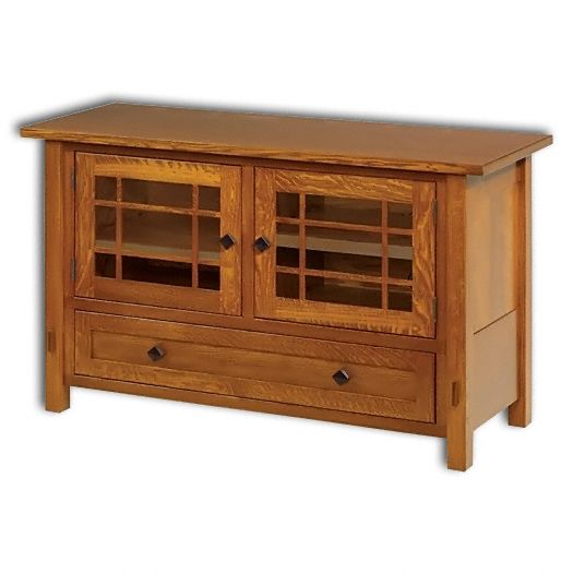 Amish USA Made Handcrafted SpringHill 49 Plasma T.V. Stand sold by Online Amish Furniture LLC