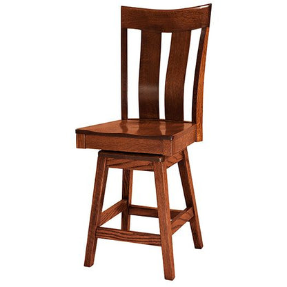 Amish USA Made Handcrafted Sherwood Bar Stool sold by Online Amish Furniture LLC