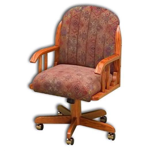 Amish USA Made Handcrafted Delray Desk Chair sold by Online Amish Furniture LLC