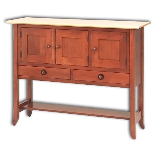 Amish USA Made Handcrafted Shaker Hill 3-Door 2-Drawer Sideboard sold by Online Amish Furniture LLC