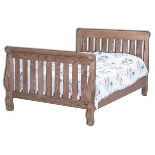 Amish USA Made Handcrafted Sleigh Conversion Crib sold by Online Amish Furniture LLC