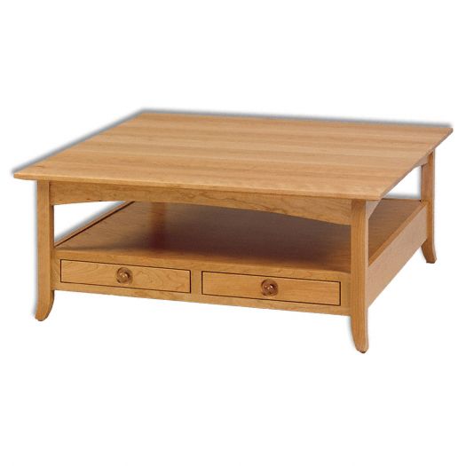 Amish USA Made Handcrafted Shaker Hill Open Tables sold by Online Amish Furniture LLC