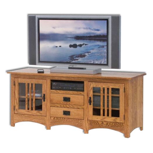 Amish USA Made Handcrafted Mission 65 Plasma Plasma LCD Stand SWE63M sold by Online Amish Furniture LLC
