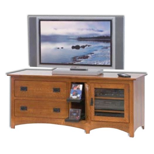 Amish USA Made Handcrafted Mission 65 Plasma Unit sold by Online Amish Furniture LLC