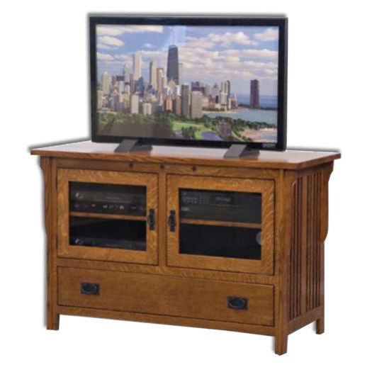 Amish USA Made Handcrafted Royal Mission 50 1-2 Plasma LCD Stand sold by Online Amish Furniture LLC