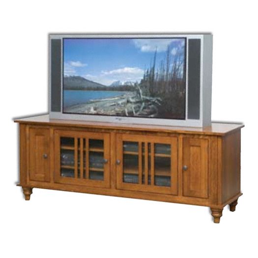 Amish USA Made Handcrafted Harvest 65 Plasma LCD TV Stand sold by Online Amish Furniture LLC