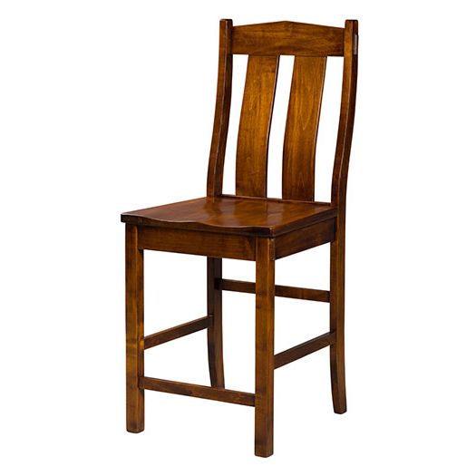 Amish USA Made Handcrafted Timber Ridge Bar Stool sold by Online Amish Furniture LLC