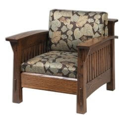 Amish USA Made Handcrafted 4575 Country Mission Chair sold by Online Amish Furniture LLC