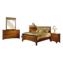 Amish USA Made Handcrafted Mission Antique Dresser sold by Online Amish Furniture LLC