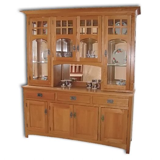 Amish USA Made Handcrafted Tribecca Hutch sold by Online Amish Furniture LLC