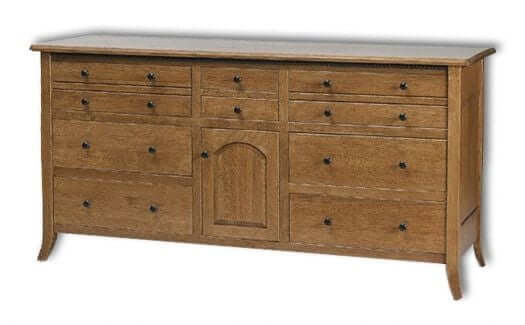 Amish USA Made Handcrafted Bunker Hill 72W Dresser sold by Online Amish Furniture LLC
