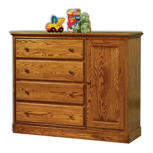Amish USA Made Handcrafted Traditional Wardrobe with Changing Table sold by Online Amish Furniture LLC