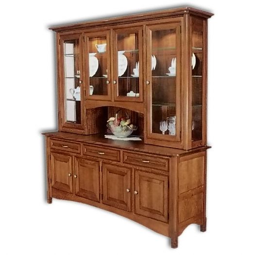 Amish USA Made Handcrafted West Lake Hutch sold by Online Amish Furniture LLC