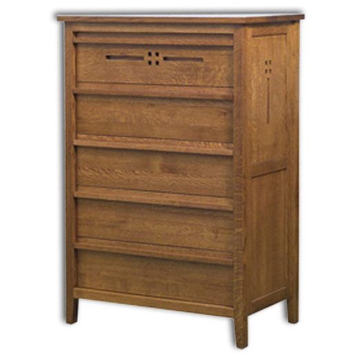 Amish USA Made Handcrafted West Village 5-Drawer Chest sold by Online Amish Furniture LLC
