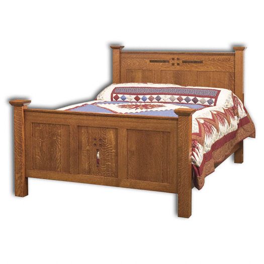 Amish USA Made Handcrafted West Village Bed sold by Online Amish Furniture LLC