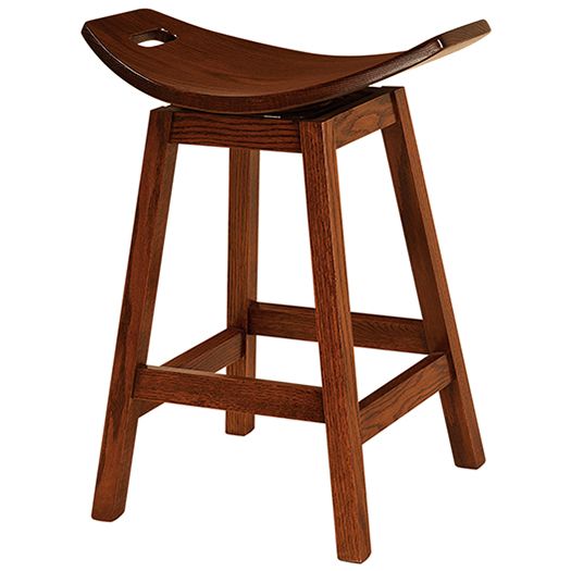 Amish USA Made Handcrafted Wilford Bar Stool sold by Online Amish Furniture LLC