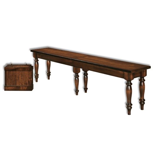 Amish USA Made Handcrafted Harvest Extenda Bench sold by Online Amish Furniture LLC
