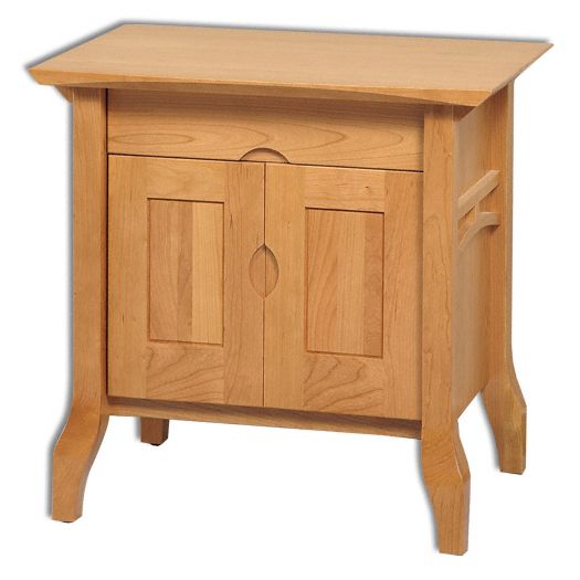 Amish USA Made Handcrafted Grand River 2-Door Nightstand sold by Online Amish Furniture LLC