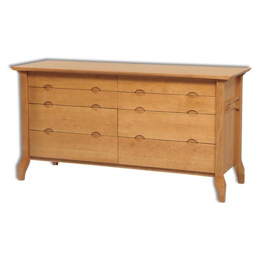 Amish USA Made Handcrafted Grand River Double Dresser sold by Online Amish Furniture LLC