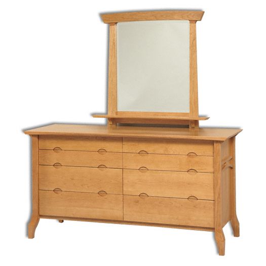 Amish USA Made Handcrafted Grand River Double Dresser sold by Online Amish Furniture LLC